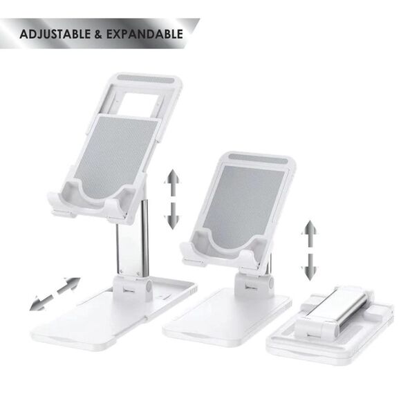 Gabba Goods White Desktop Smart Phone & Tablet Adjustable Stand - Picture 1 of 16